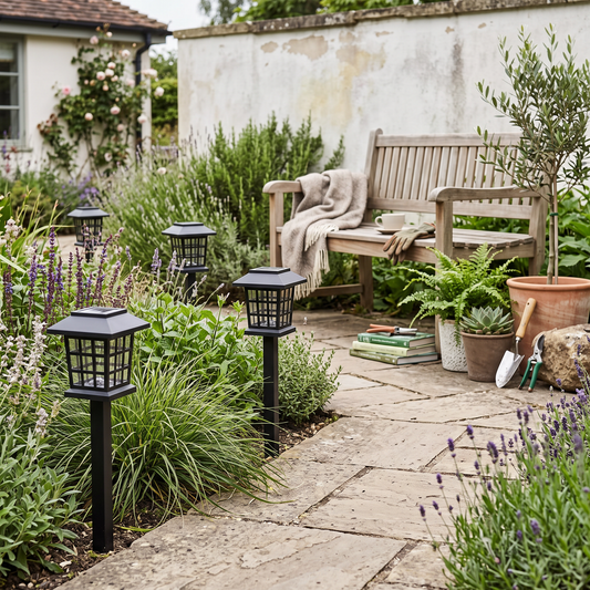 Solar Pathway Garden Light lifestyle photo