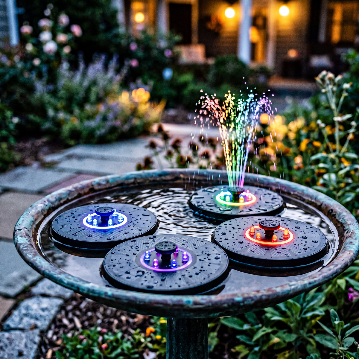 Solar Water Fountain lifestyle photo