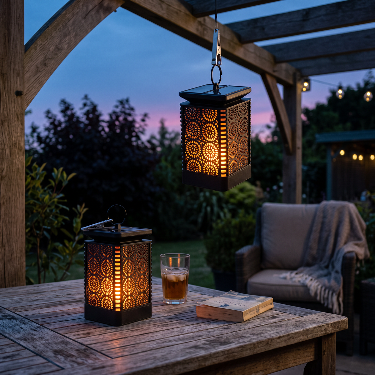 Solar Flickering Lantern lifestyle photo