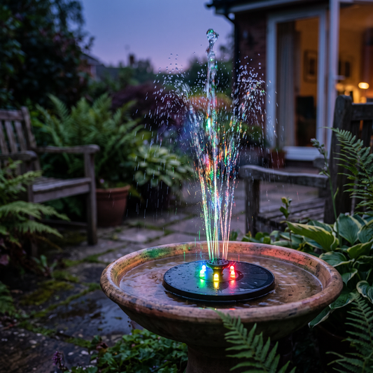 Solar Water Fountain lifestyle photo