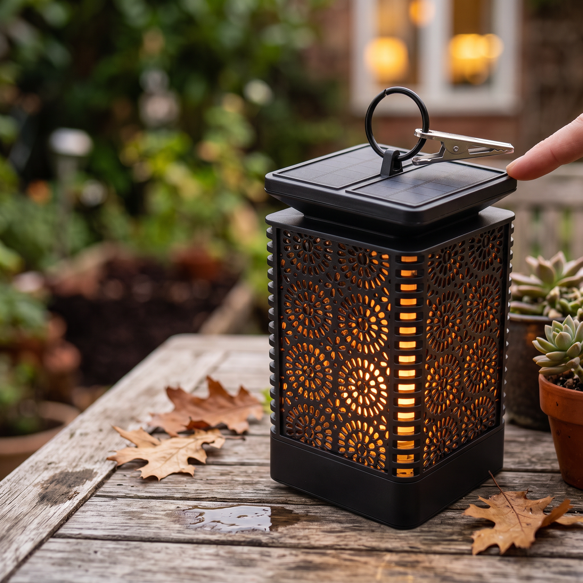 Solar Flickering Lantern lifestyle photo