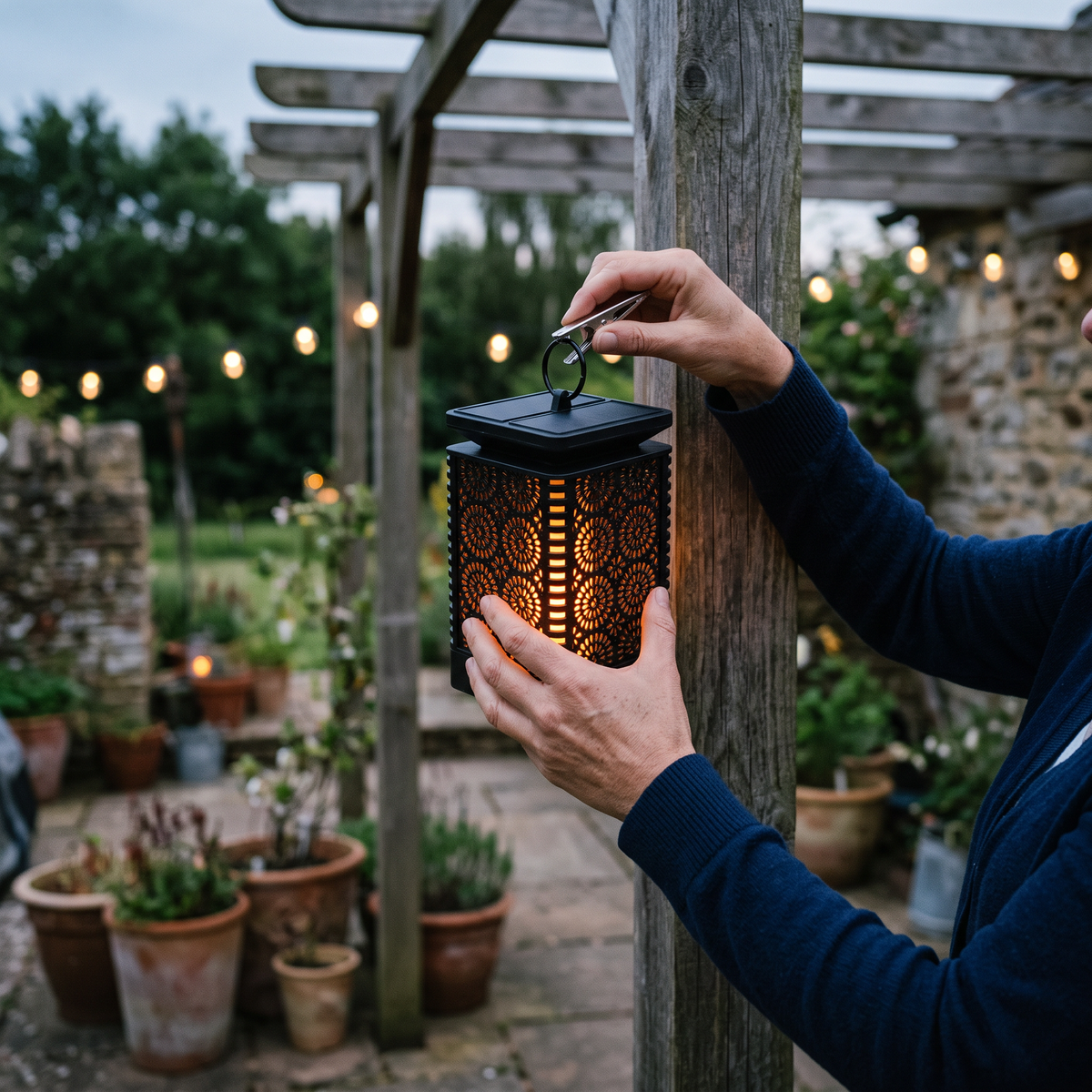 Solar Flickering Lantern lifestyle photo