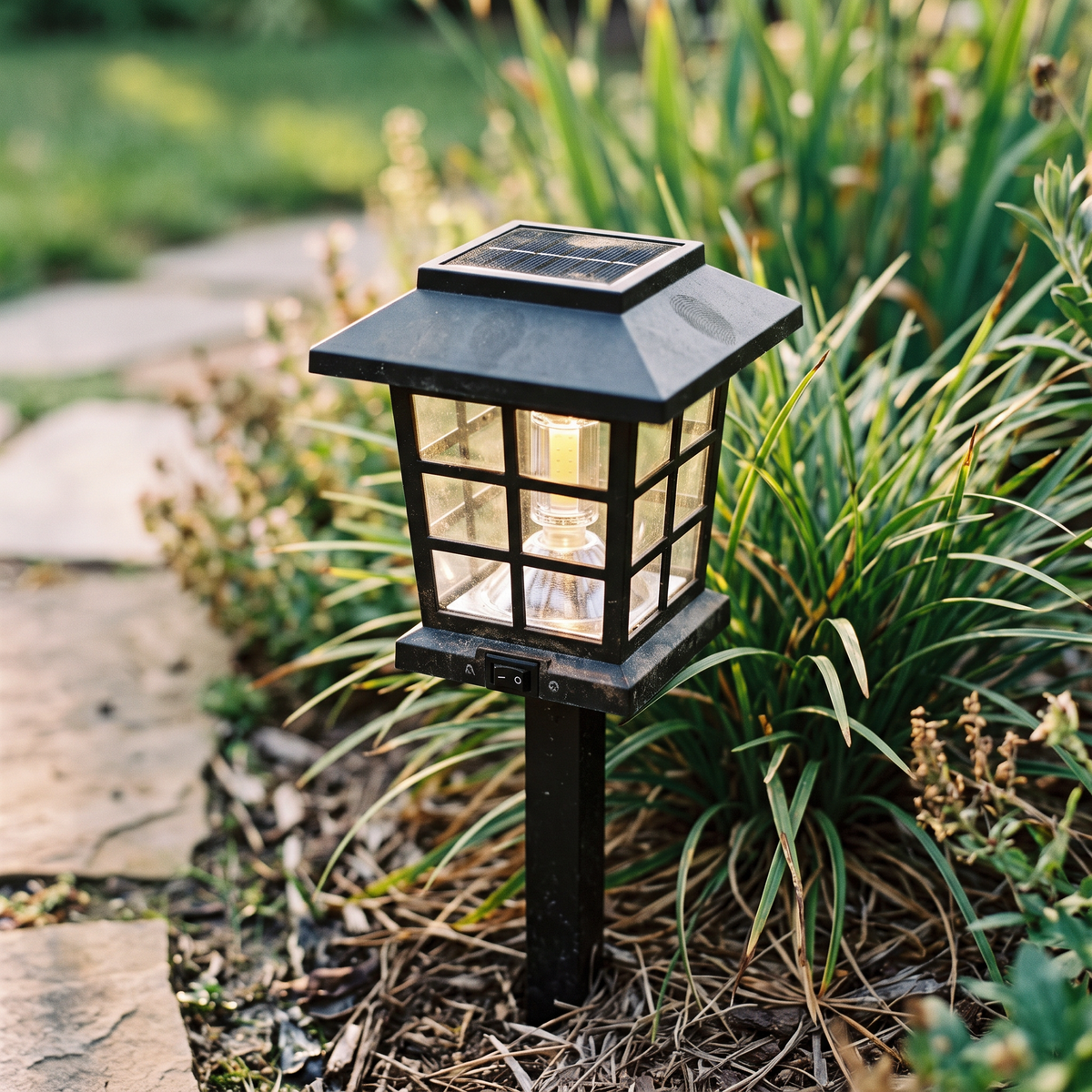 Solar Pathway Garden Light lifestyle photo