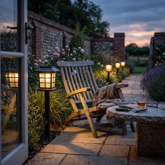 Solar Pathway Garden Light lifestyle photo
