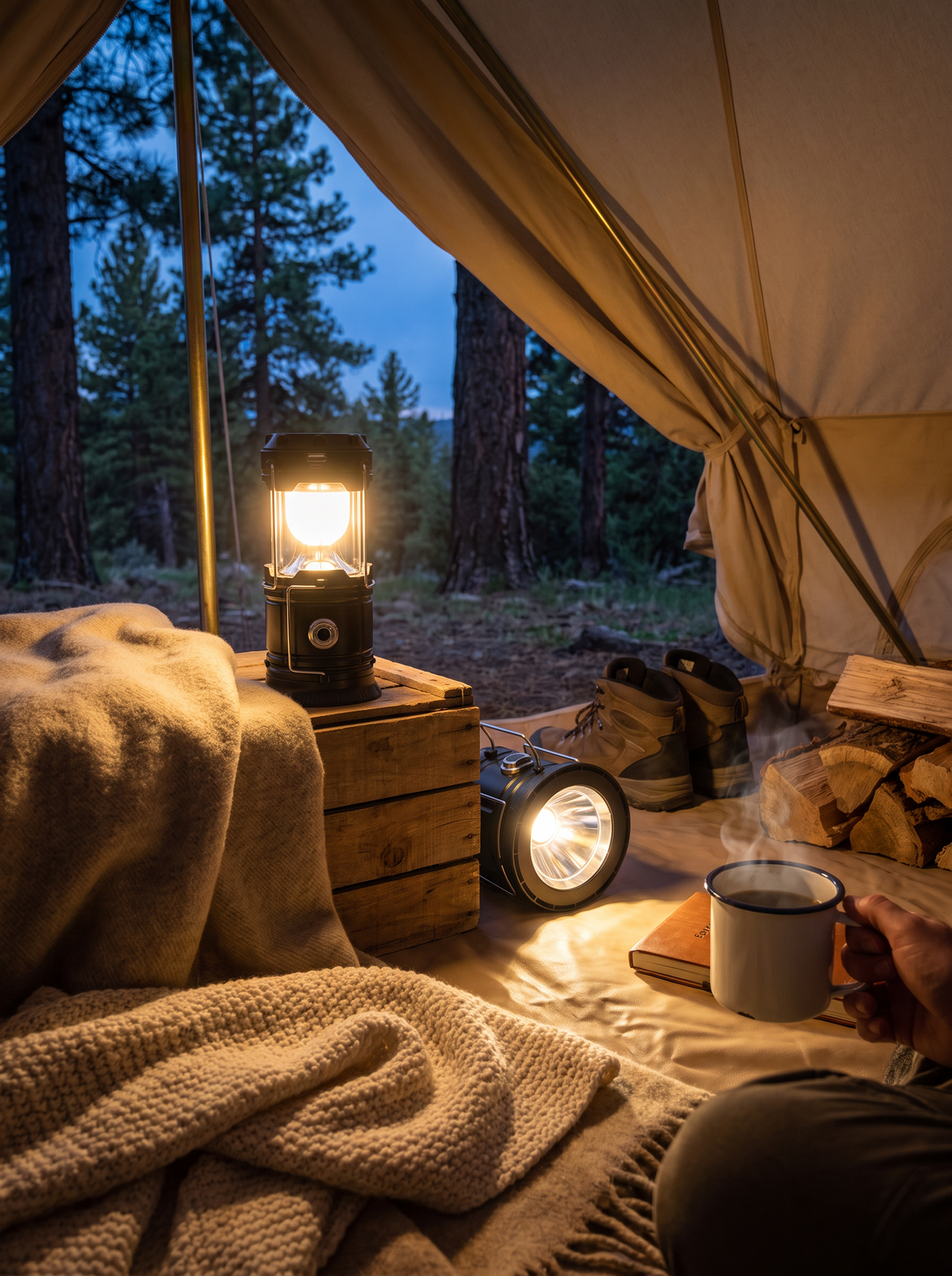 Lantern and Flashlight in One